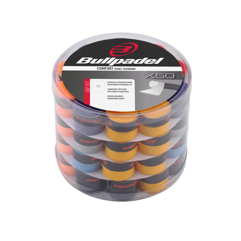 BULLPADEL OVERGRIPS AXIMA DURABILIDAD COMFORT MULTICOLOR