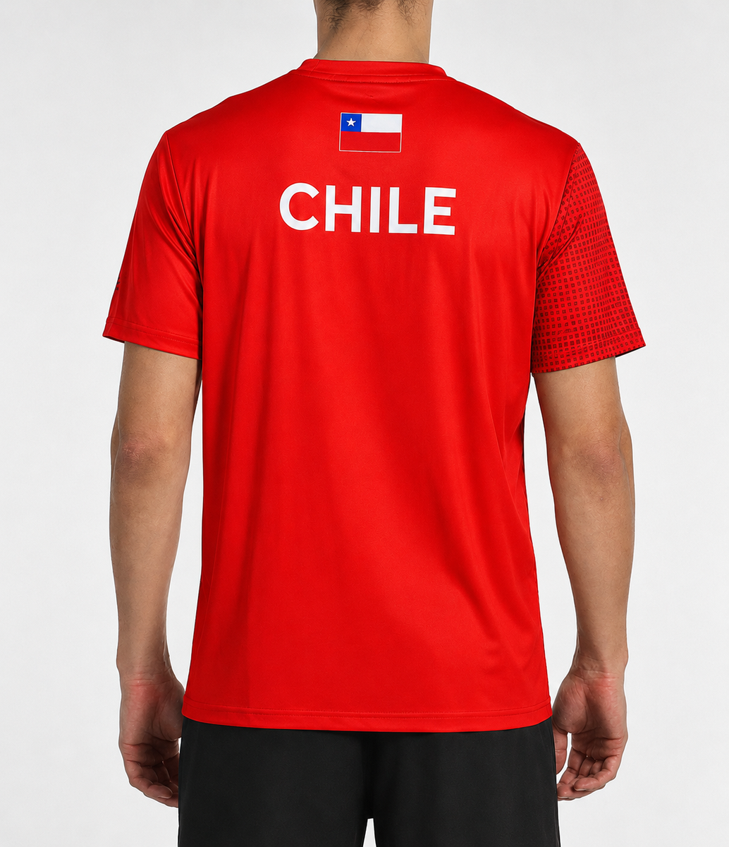 Camiseta Calcar Roja Chile