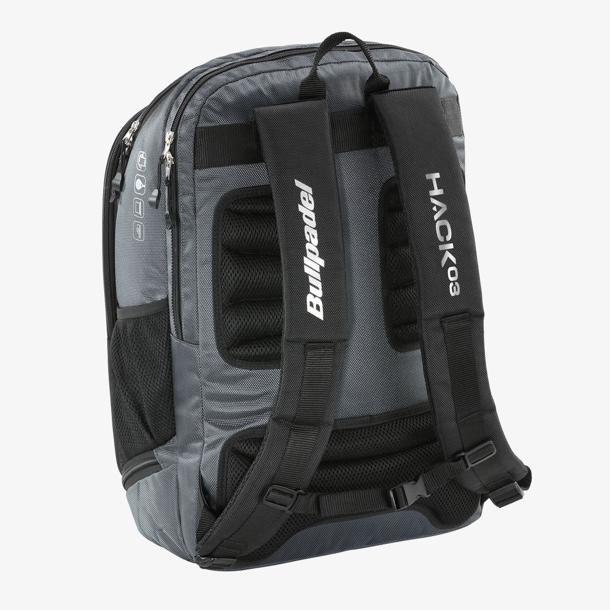 MOCHILA BULLPADEL BPM-23001 HACK GRIS OSCURO