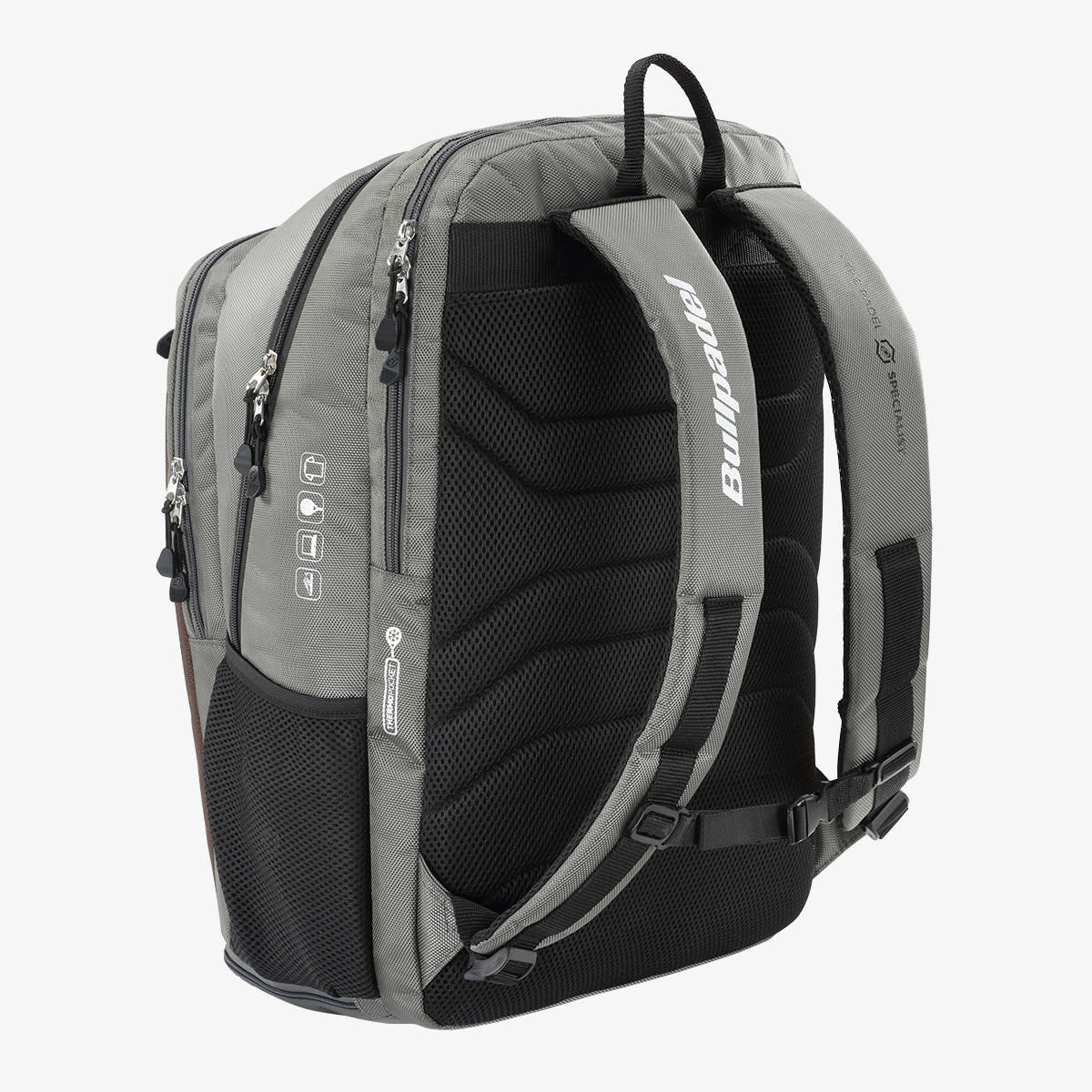 MOCHILA BULLPADEL BPM-23007 VERTEX GRIS MEDIO