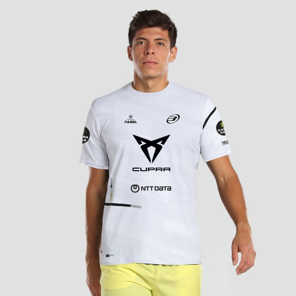 CAMISETA BULLPADEL ADULA TL BLANCO