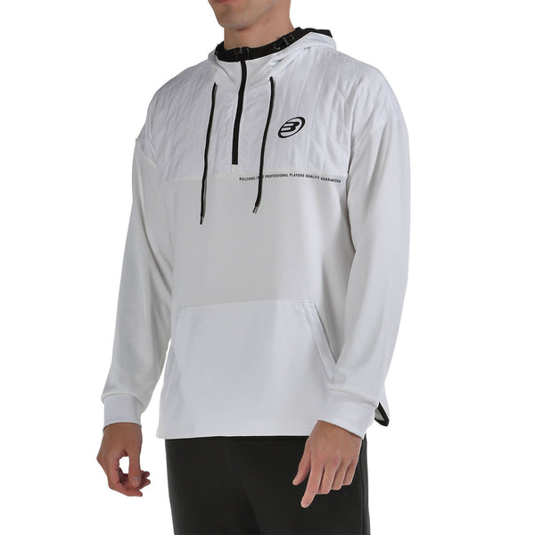 SUDADERA BULLPADEL IZOTE BLANCO