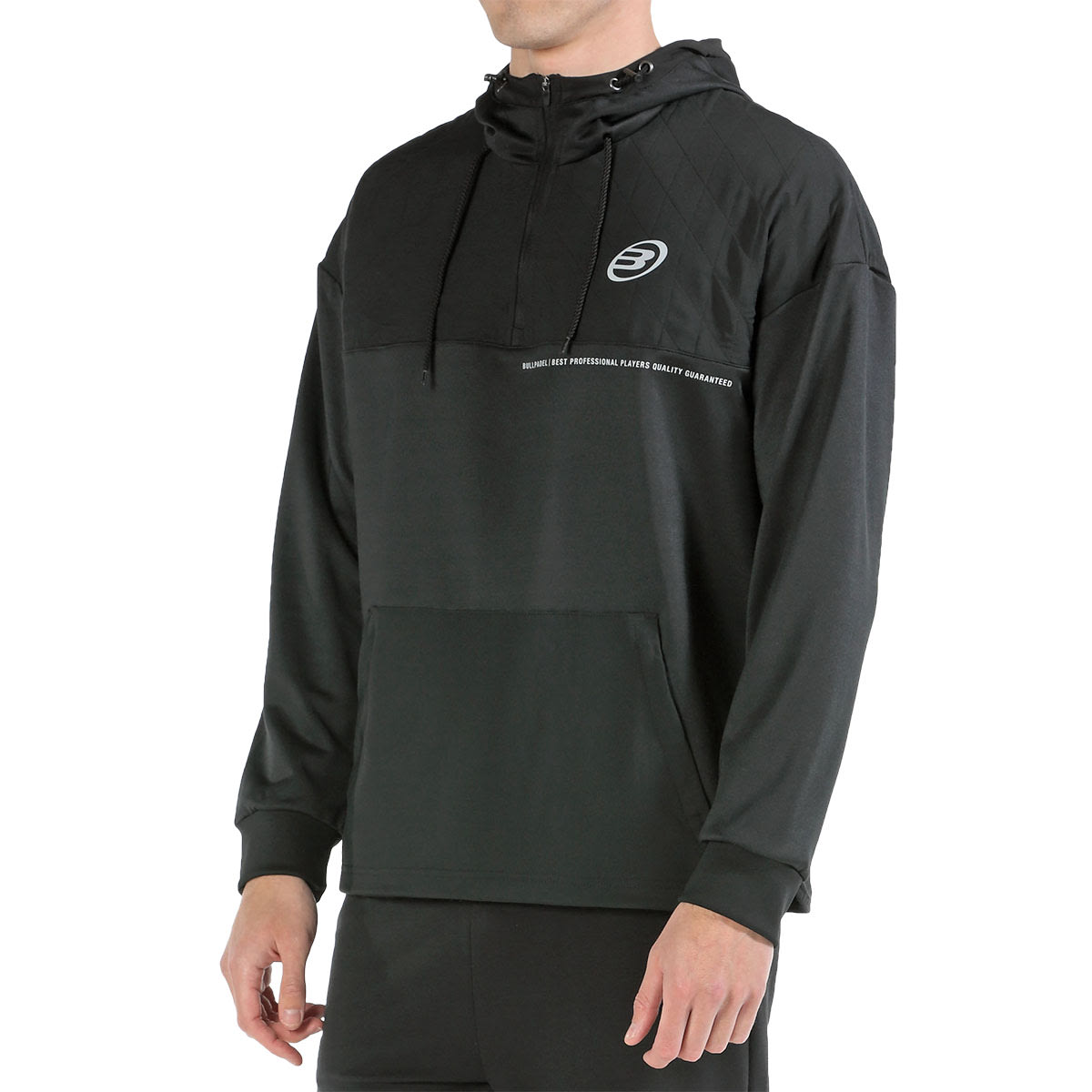 SUDADERA BULLPADEL IZOTE NEGRO