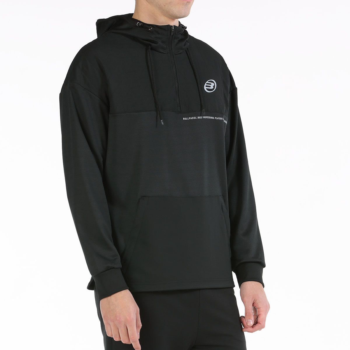 SUDADERA BULLPADEL IZOTE NEGRO