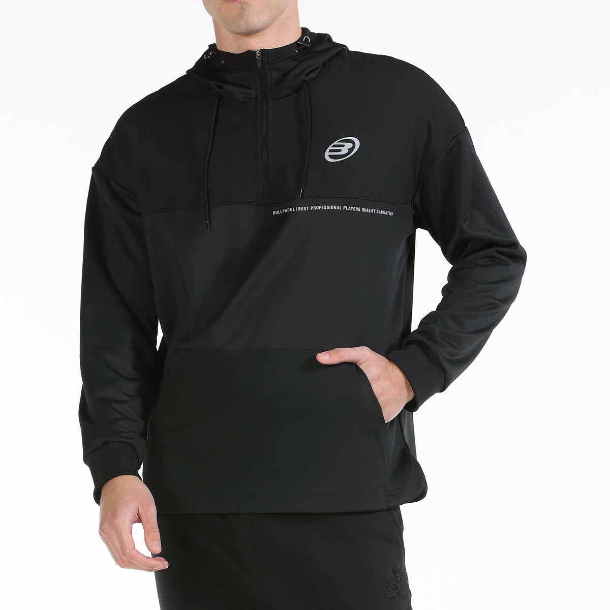 SUDADERA BULLPADEL IZOTE NEGRO