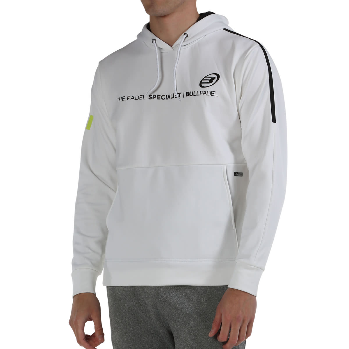 SUDADERA BULLPADEL LIPIS BLANCO