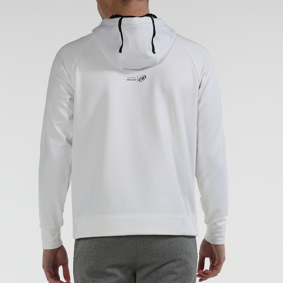 SUDADERA BULLPADEL LIPIS BLANCO