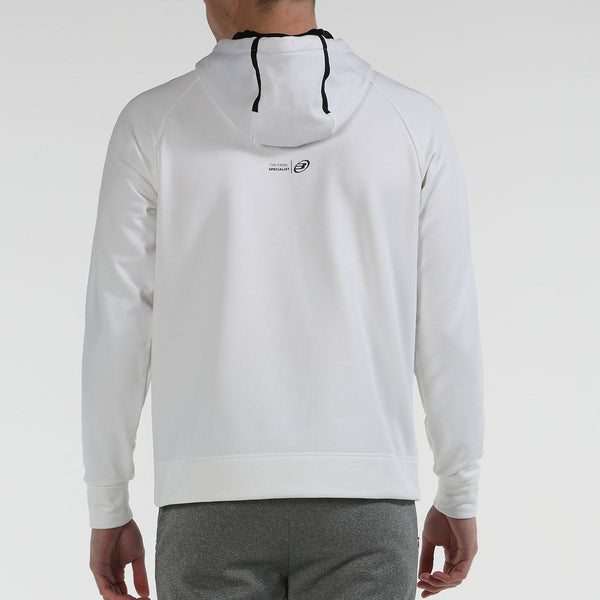 SUDADERA BULLPADEL LIPIS BLANCO