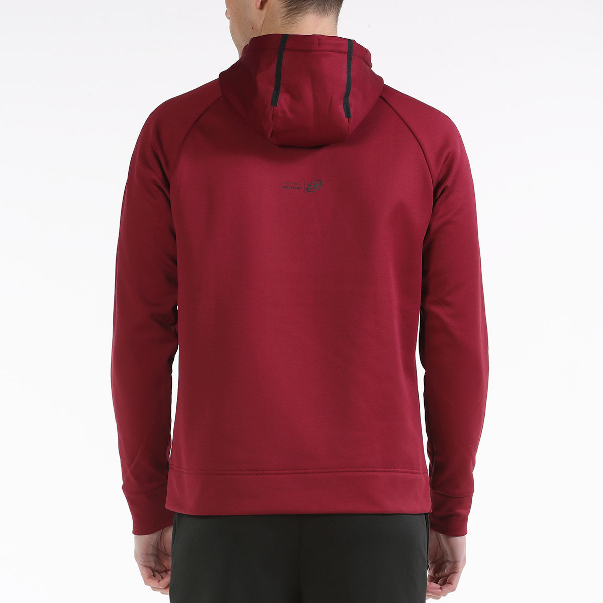 SUDADERA BULLPADEL LIPIS VINO BURDEOS