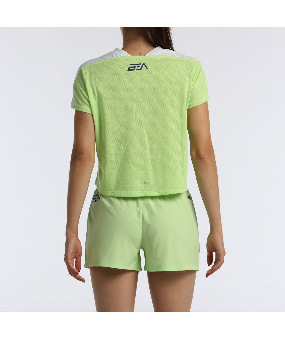 CAMISETA BULLPADEL BILMA VERDE MANZANA