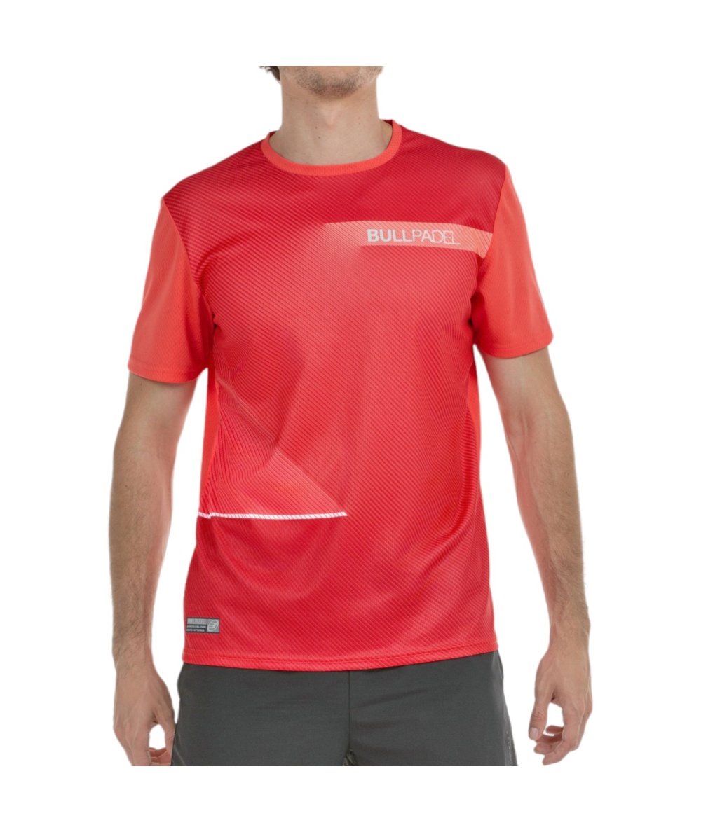 CAMISETA BULLPADEL CARINO FRAMBUESA