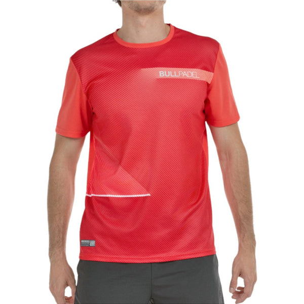 CAMISETA BULLPADEL CARINO FRAMBUESA