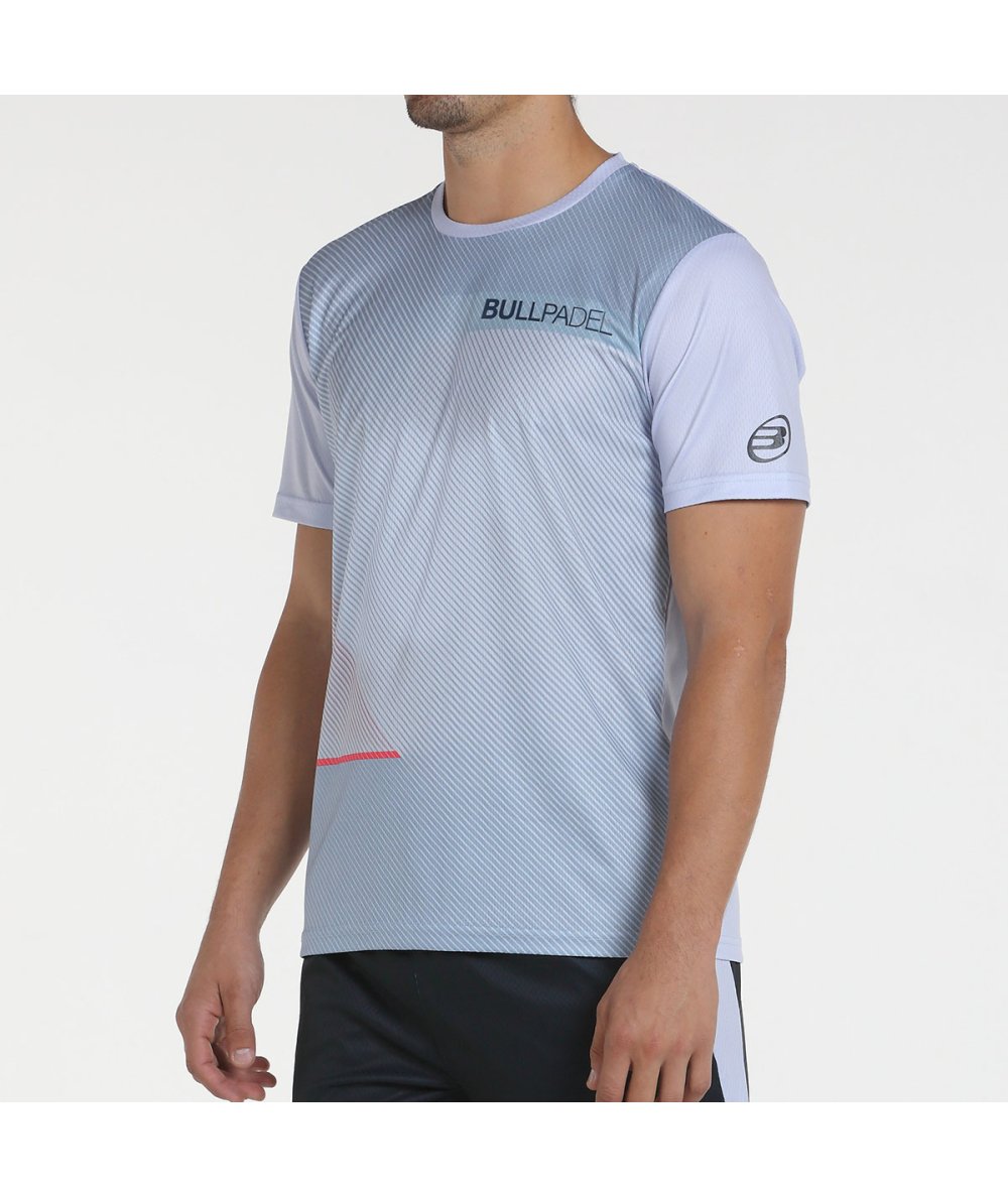 CAMISETA BULLPADEL CARINO GRIS AZULADO
