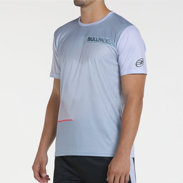 CAMISETA BULLPADEL CARINO GRIS AZULADO