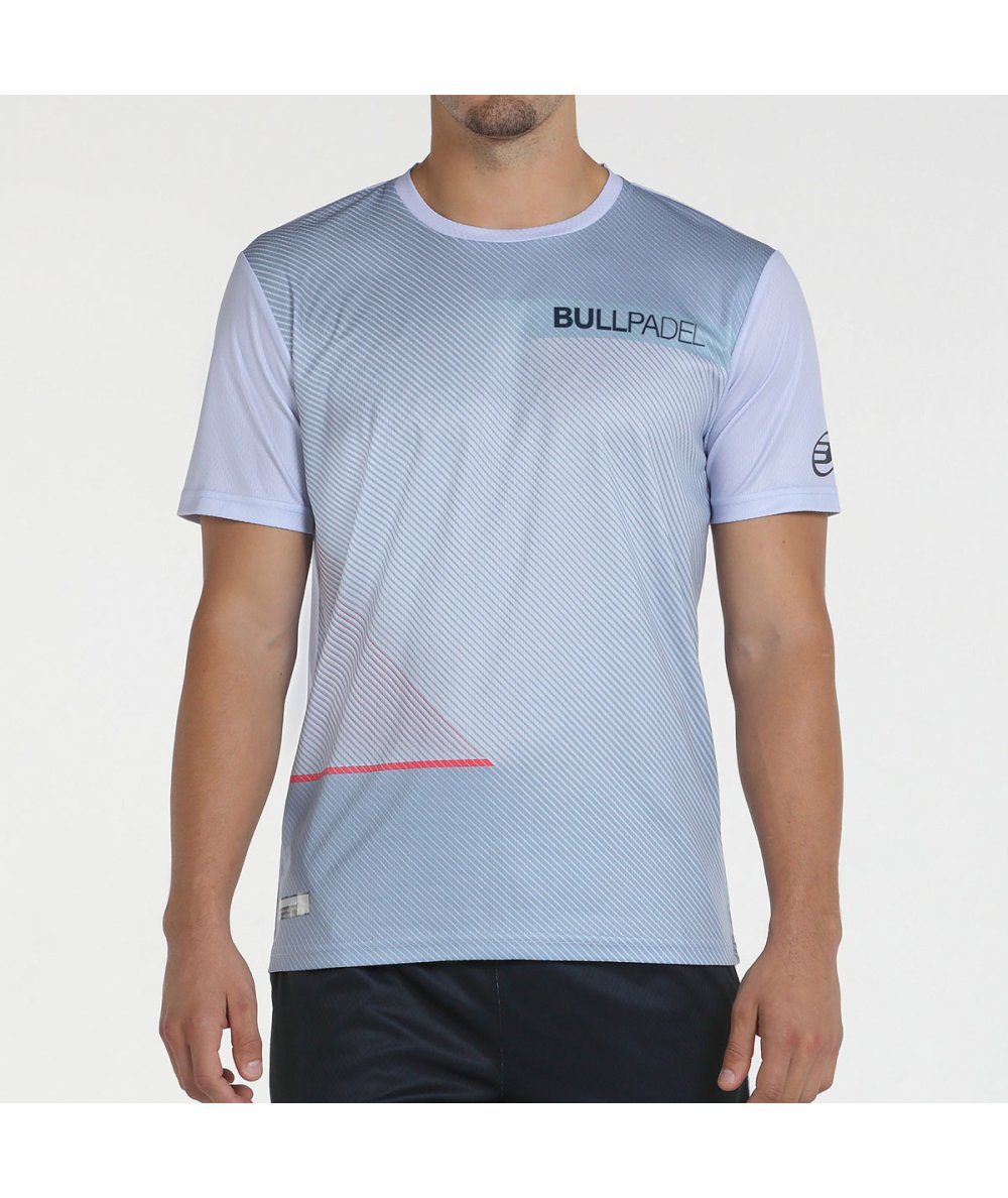 CAMISETA BULLPADEL CARINO GRIS AZULADO