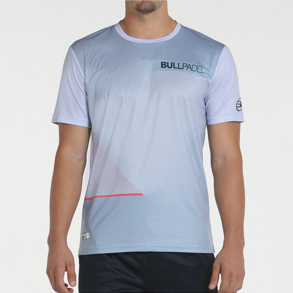 CAMISETA BULLPADEL CARINO GRIS AZULADO