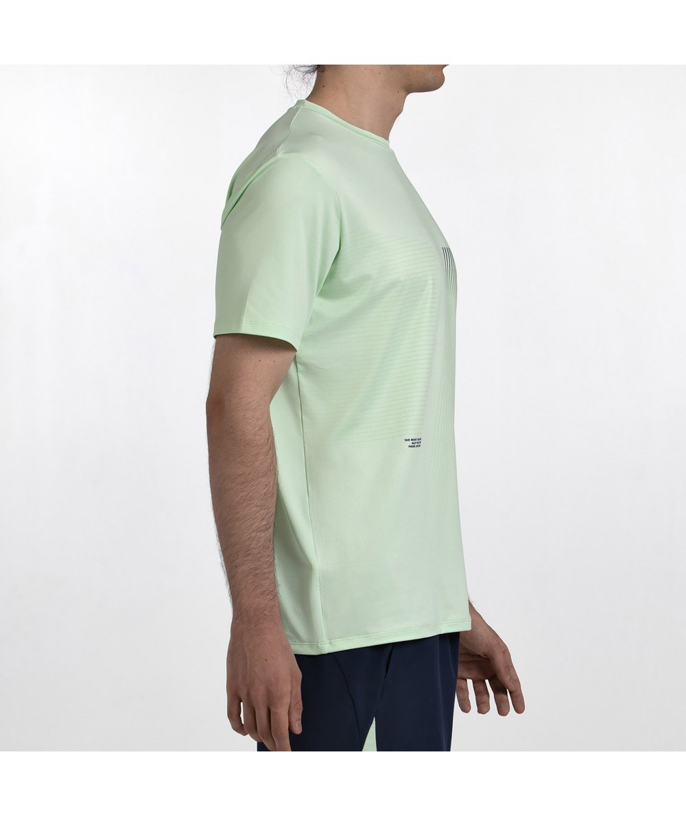 CAMISETA BULLPADEL MOTRIL VERDE ACIDO