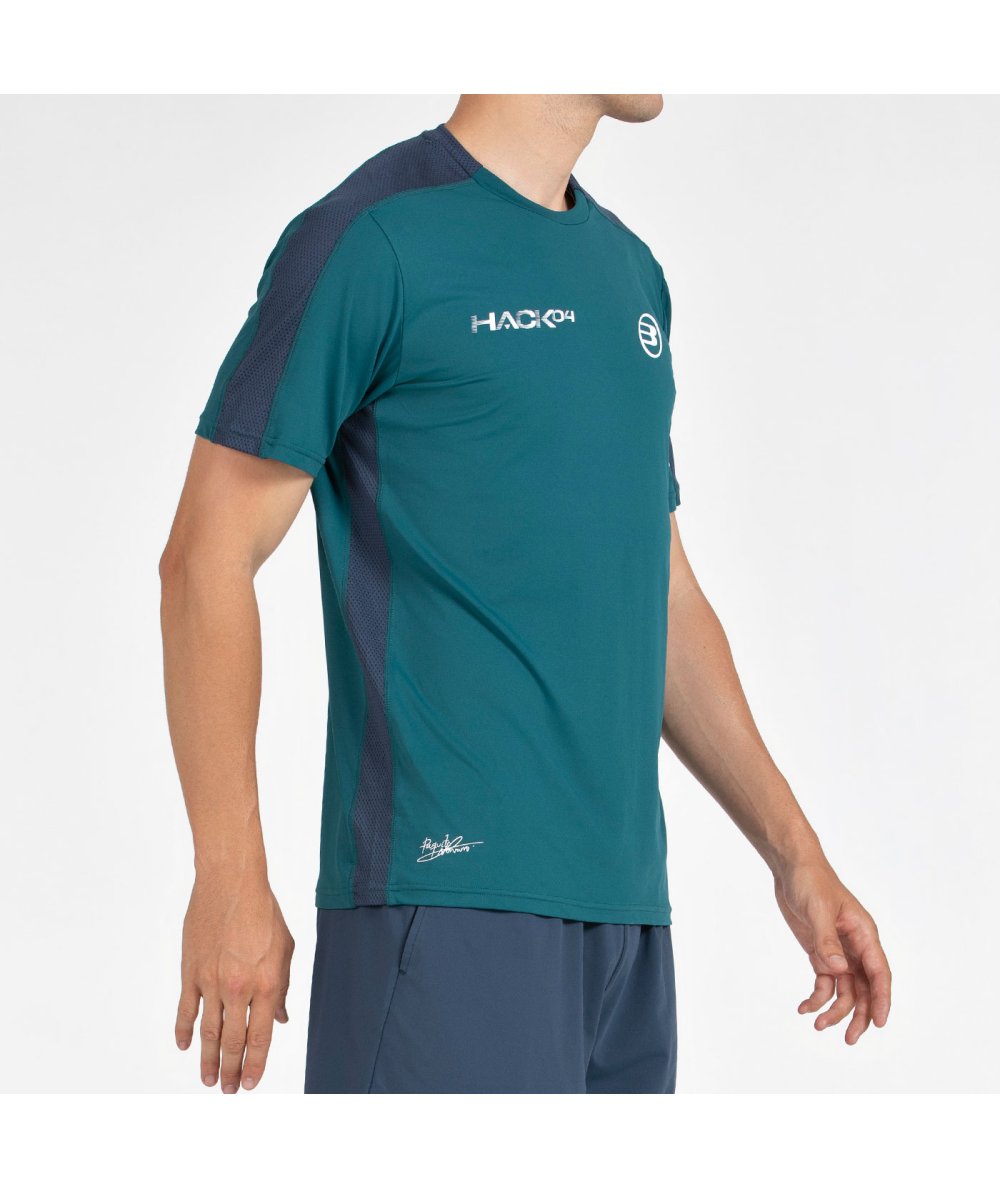 CAMISETA PAQUITO 25I VERDE OSCURO